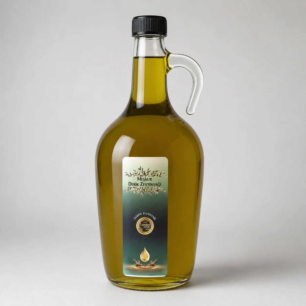 Derik Zeytinyağı  1.5 Litre Cam Şişe